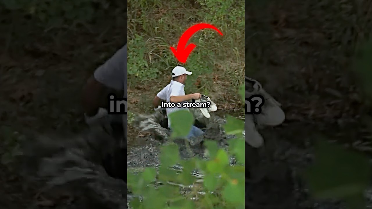 Why This Golfer Fell In A River 😂⛳