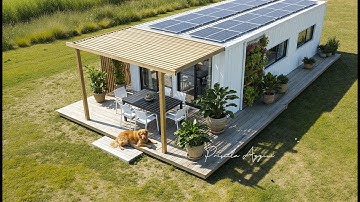 Shipping Container House - Nature and Tranquility