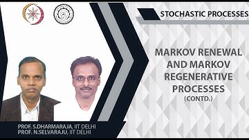 Markov Renewal and Markov Regenerative Processes (contd.)