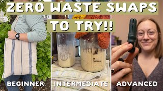 The BEST zero waste swaps from beginner to advanced