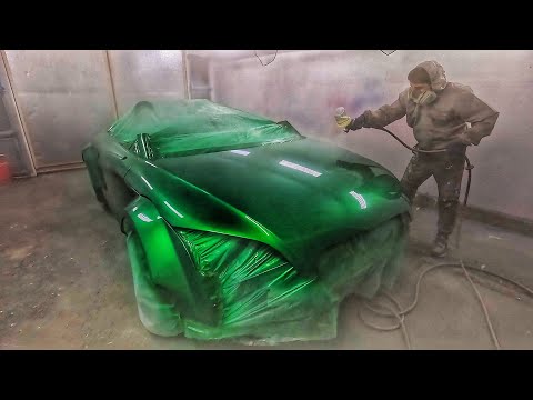 Простите меня любители ВАГа! Покраска Спайдера Ауди ТТ.
