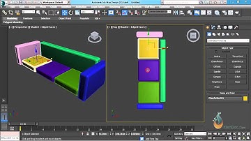Thực hành 3ds Max - Bài 5: Align đối tượng và ứng dụng vẽ ghế sofa trong 3Ds Max