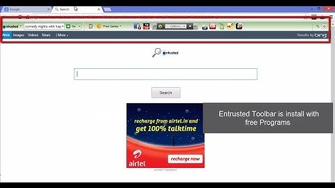 How to Remove Entrusted Toolbar from Google Chrome, IE and Firefox.