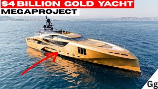 Most Expensive Golden Yacht Megaproject