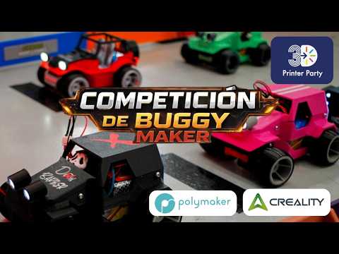 Maker Buggy Races at the 3D Printer Party 🏁🚗