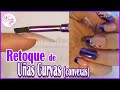 Como hacer Mantenimiento o RETOQUE BASICO de Uñas Acrílicas + CORRECCIÓN uñas CURVAS💅 Curso #19/21