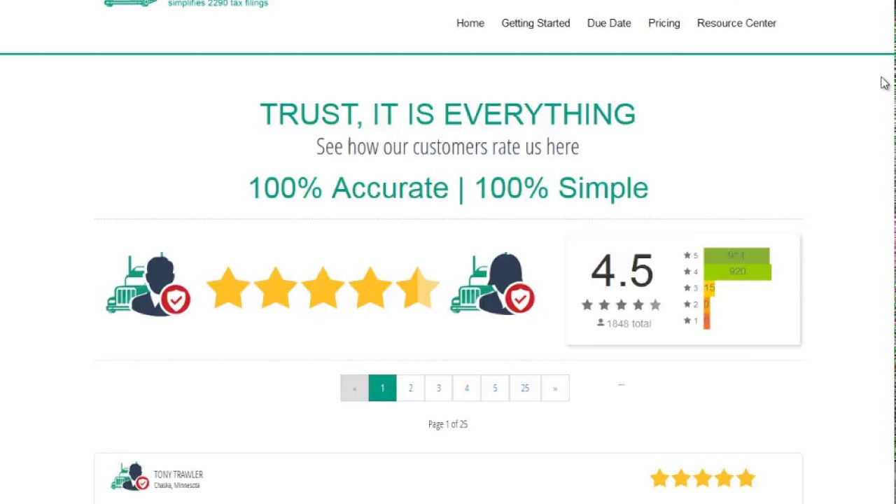 Truck Tax Form 2290 Electronic Filing with TruckDues