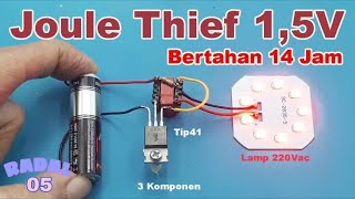 Joule Thief 1,5-3 В до 220 В мини-инверторная лампа светодиодная подержанная зарядное устройство