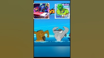 Blockman Go Bedwars VS Blockman Go Sky Block #viral #shorts #blockmango #subscribe