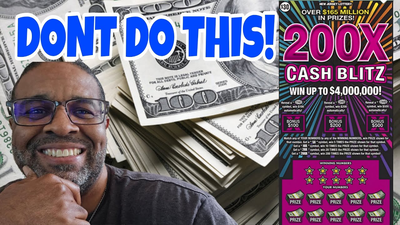 I Bought 6 of these 200x Cash Blitz in a row! NJ Lottery Scratch off tickets 