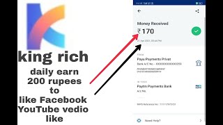 King rich app full detail ll  how to earn from app screenshot 2