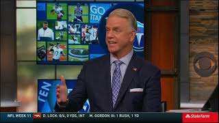 NFL on CBS StateFarm Post Game Show 2020 week 11