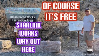 Boondocking Indian Bread Rocks BLM Wilcox Arizona