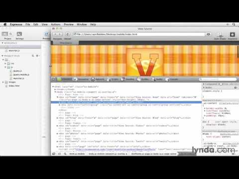 jQuery Mobile Web App Tutorial #19 Reading and preparing a JSON feed