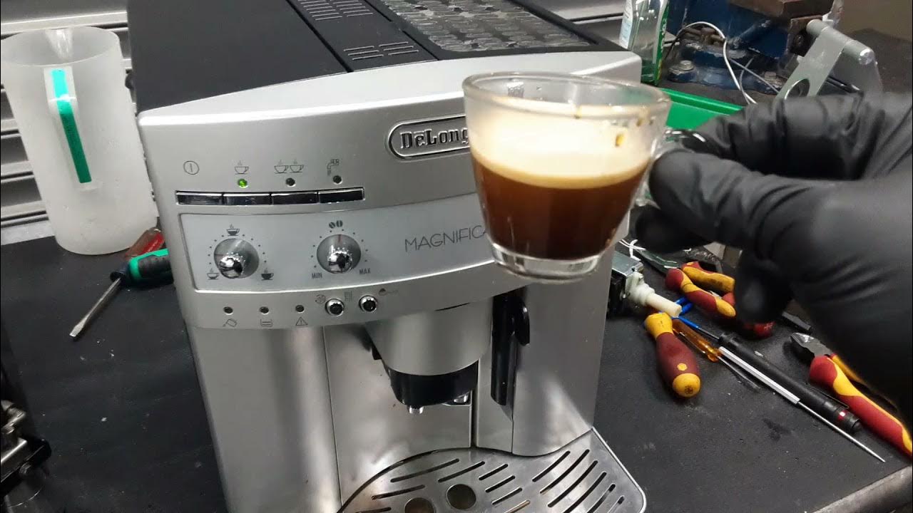 New Water Pump and Water Tank Sensor Delonghi Magnifica 4327 test