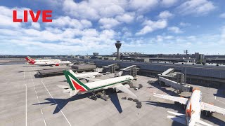 ATC | GFX | GSX - B777 4K LIVE / EDDM Munich - LEAL Alicante