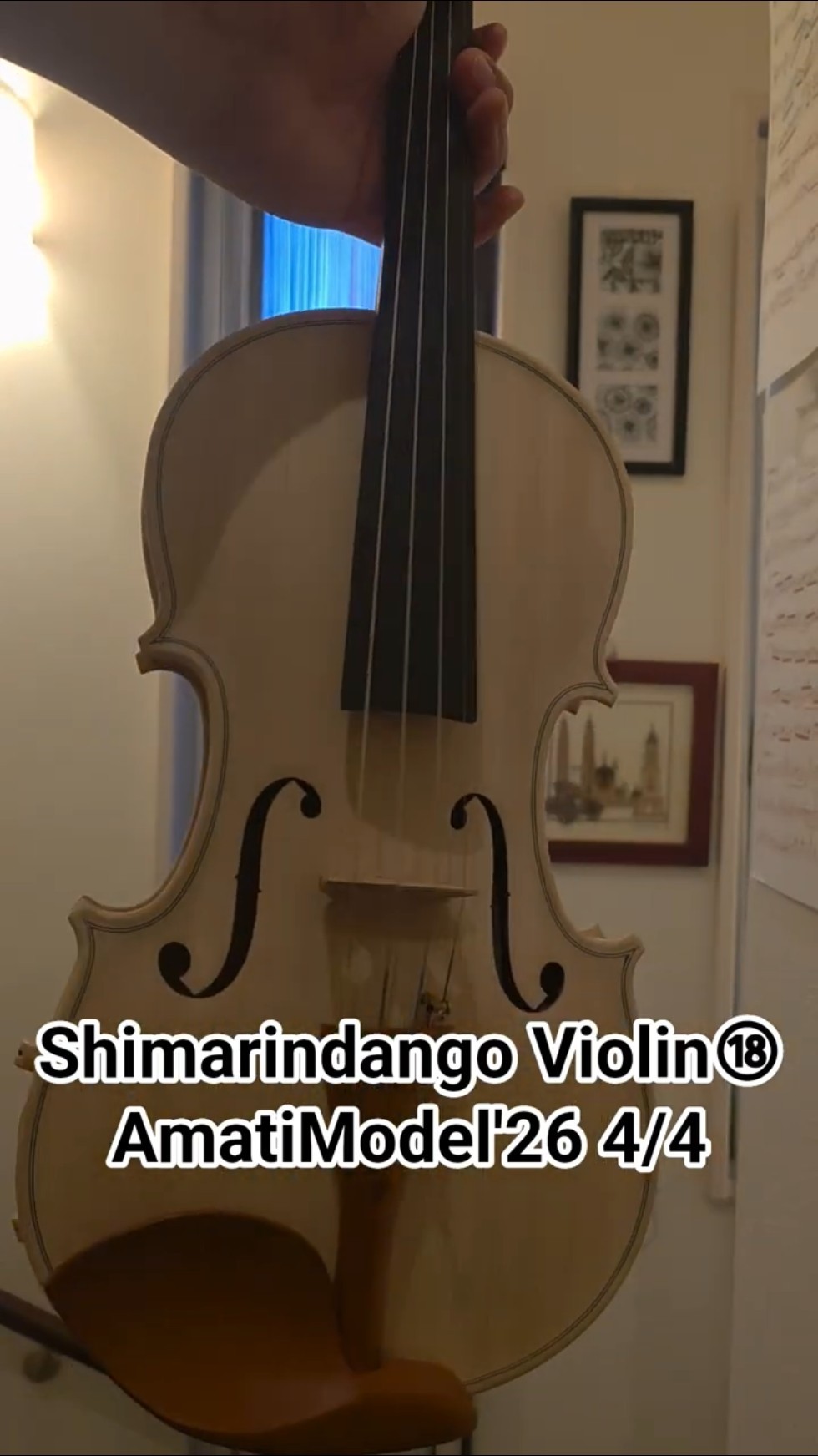 【Shimarindango⑱】Violin AmatiModel'26 4/4 Shimarindango⑱】Violin AmatiModel'26 4/4 メルカリ 試演動画 2026