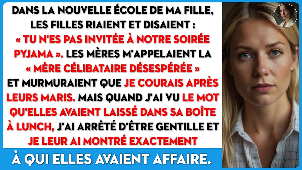 Elles Se Sont Moquées De Ma Fille Parce Qu'elle N'avait Pas De Téléphone...