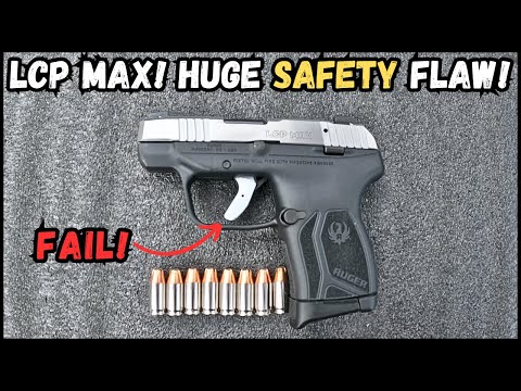 Ruger 75th Anniversary LCP MAX EDC Safety Issue!