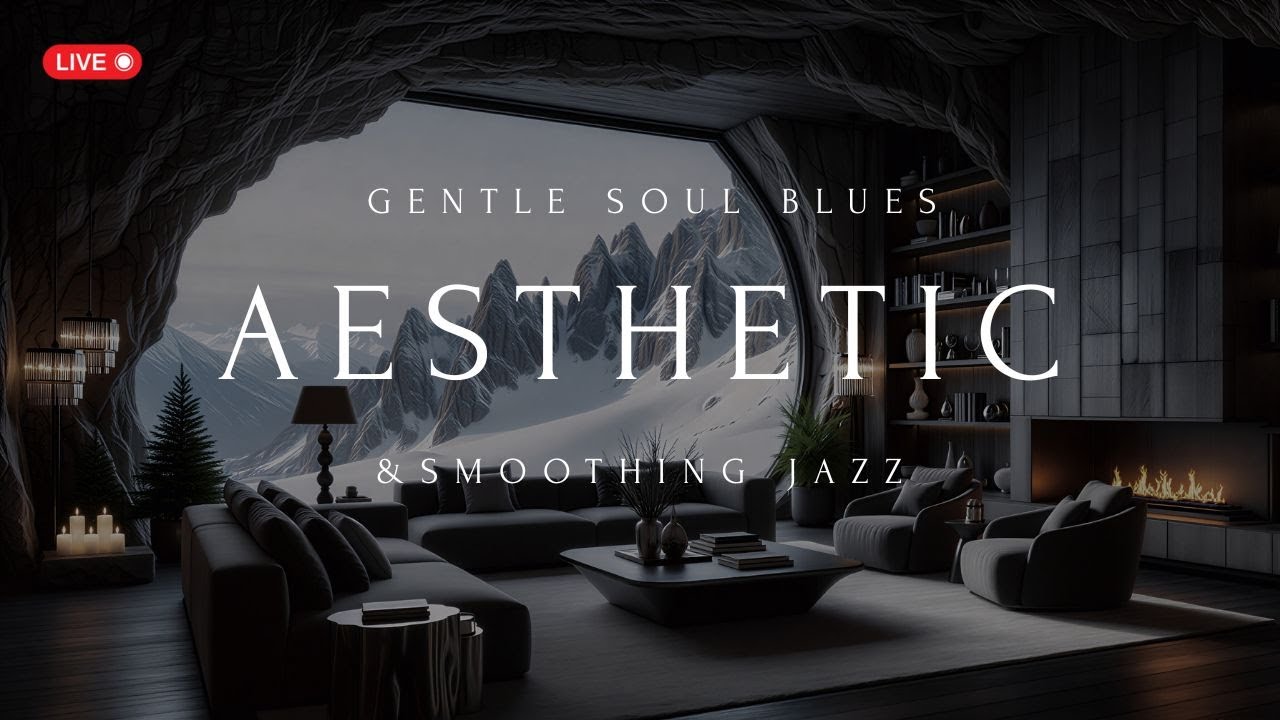 SlowJazz & Soul❄️| Winter Relaxing Blues Background for work, study, moody