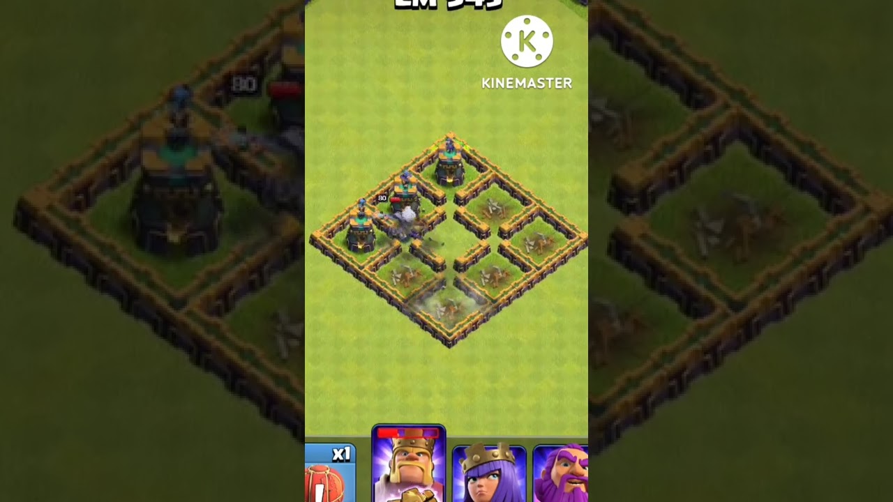 Legend Barbarian King vs Max Bomb Tower Base ? Who's gonna wine 