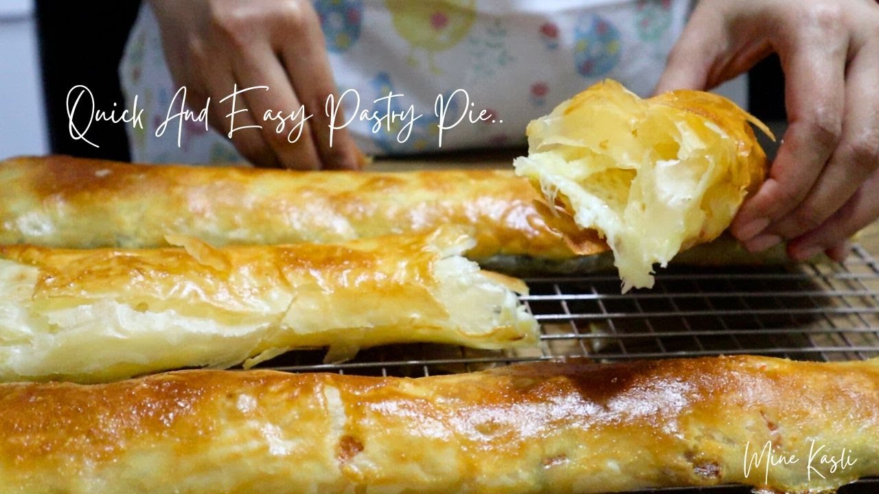 Ep-640ใช้แค่แป้ง น้ำ เกลือ เท่านั้นก็ทำพายได้แล้ว ลองทำพายสไตล์ตุรกีดูสิแล้วจะติดใจ - mineสะใภ้ตุรกี