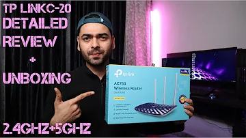 TP-LINK ARCHER C20 AC750 Wireless Dual Band Router unboxing detailed review