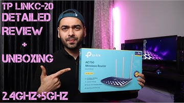 TP-LINK ARCHER C20 AC750 Wireless Dual Band Router unboxing detailed review
