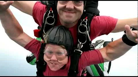 Felicia Ward goes skydiving!