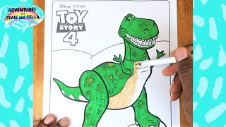 Let s Color In Toy Story 4 - REX THE DINOSAUR