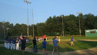 Opening ceremony A-B Bay State A vs. Power Baseball Angels