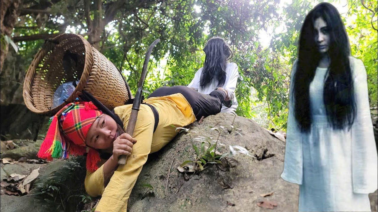 Single mother in danger in the forest - Harvesting kohlrabi to sell, Caring for pets