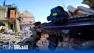 Ukrainian soldiers film vicious Bakhmut fighting and dodge artillery after Russia claimed city