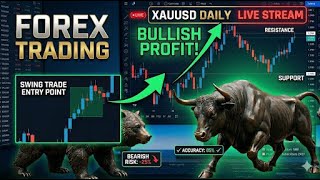 GOLD Live Trading | Crypto Live | Live Crypto Trading | Gold Trading || DAY 3 / 365 ||