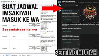 Imsakiyah Schedule Reminder & Automatic Iftar Notifications to WhatsApp screenshot 2