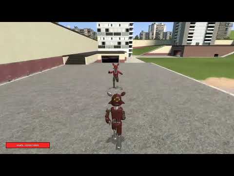 Cut in Half Nightmare Foxy #withered #monster #gmod