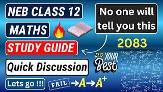 🔥NEB Class 12 Maths Exam 2083  Study Guide | Quantum Ideas