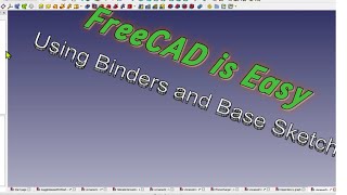 FreeCAD Using A Master Sketch screenshot 4