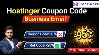 Get 20% OFF Hostinger Business Email! Coupon Code & Discount 2025 Real Coupon Code