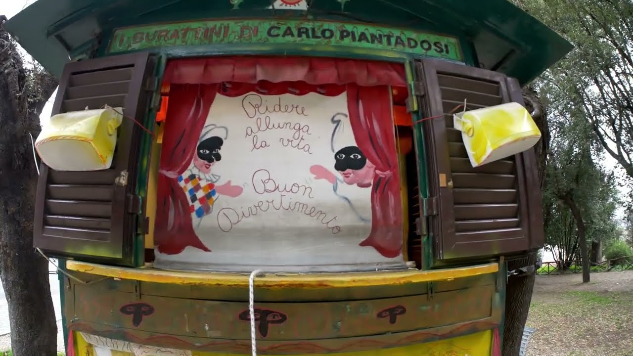 GIANICOLO teatrino burattini garibaldini video antonio totaro