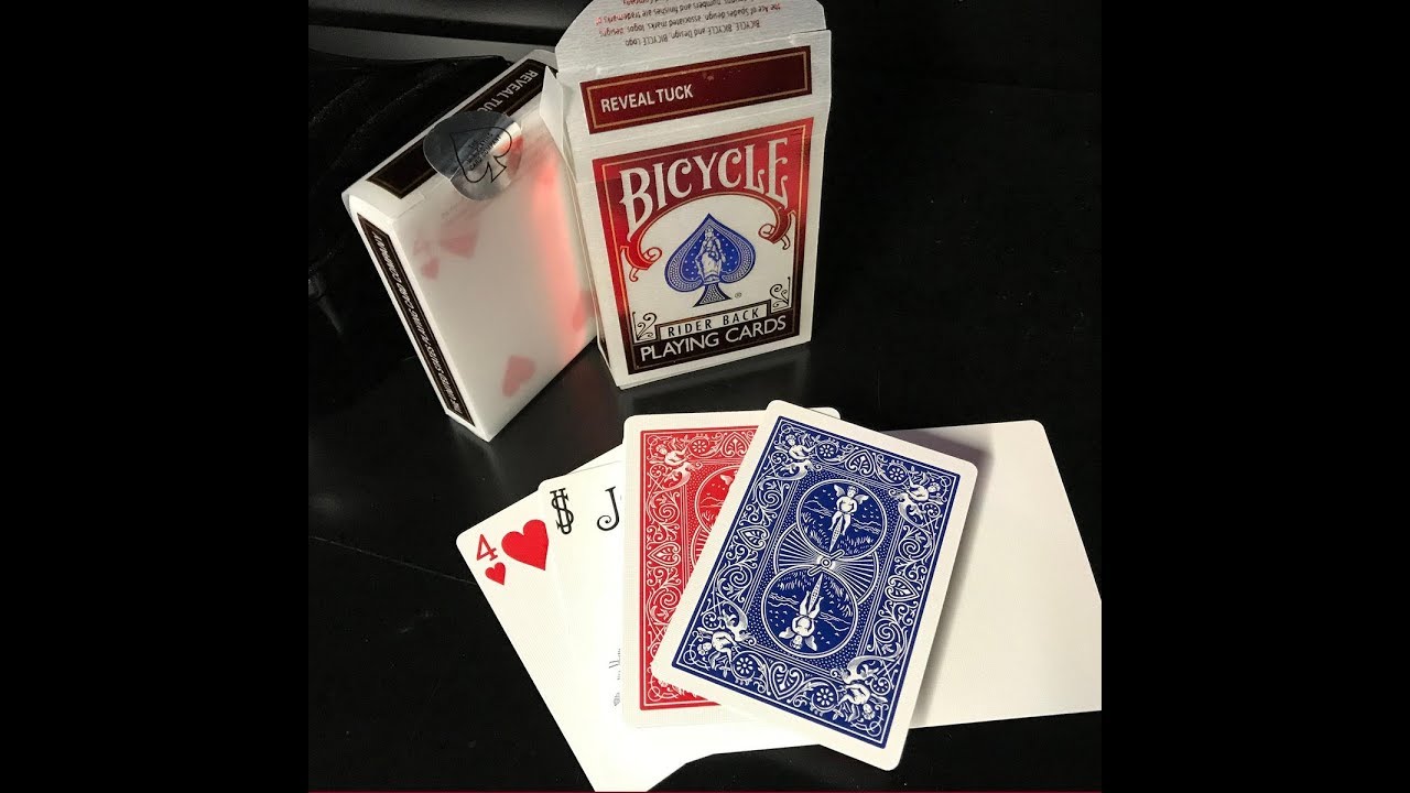 Explanation of Bicycle® Reveal Tuck Deck & Gimmick sleeve trick