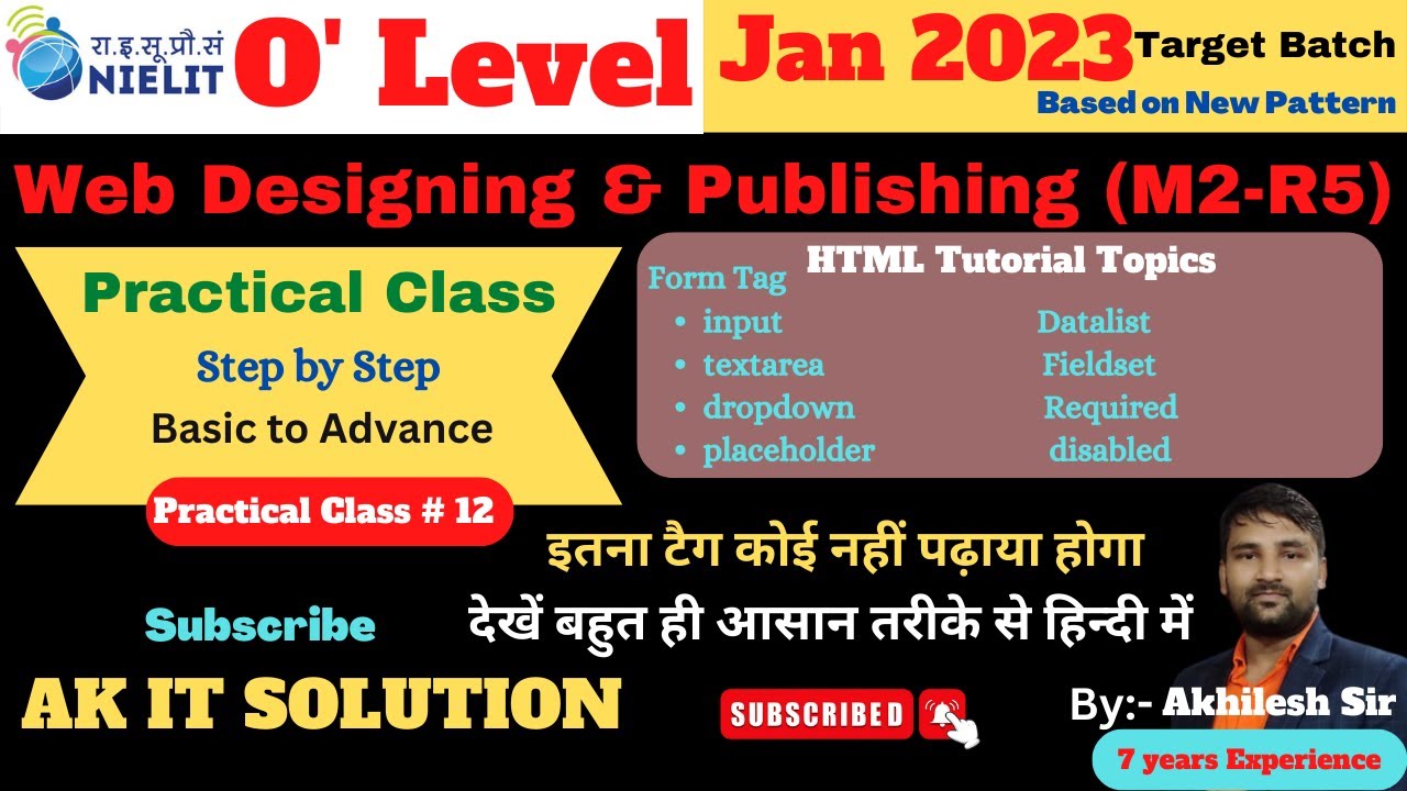 12 HTML FormTag Input Type Placeholder Required Form