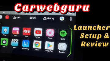 Setup and Review Car Web Guru Free Theme - Launcher 1