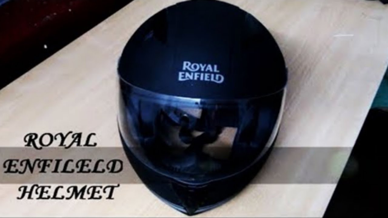 Royal Enfield Matt Black Helmet Quick 