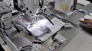 automatic shirt sleeve placket sewing machine   thicker fabric