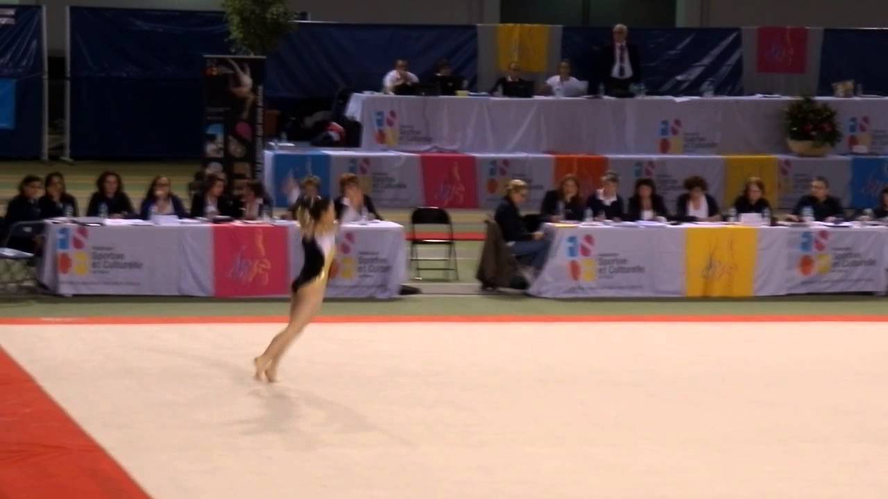 Finale des FSCF 2014 - Justine Manigaud