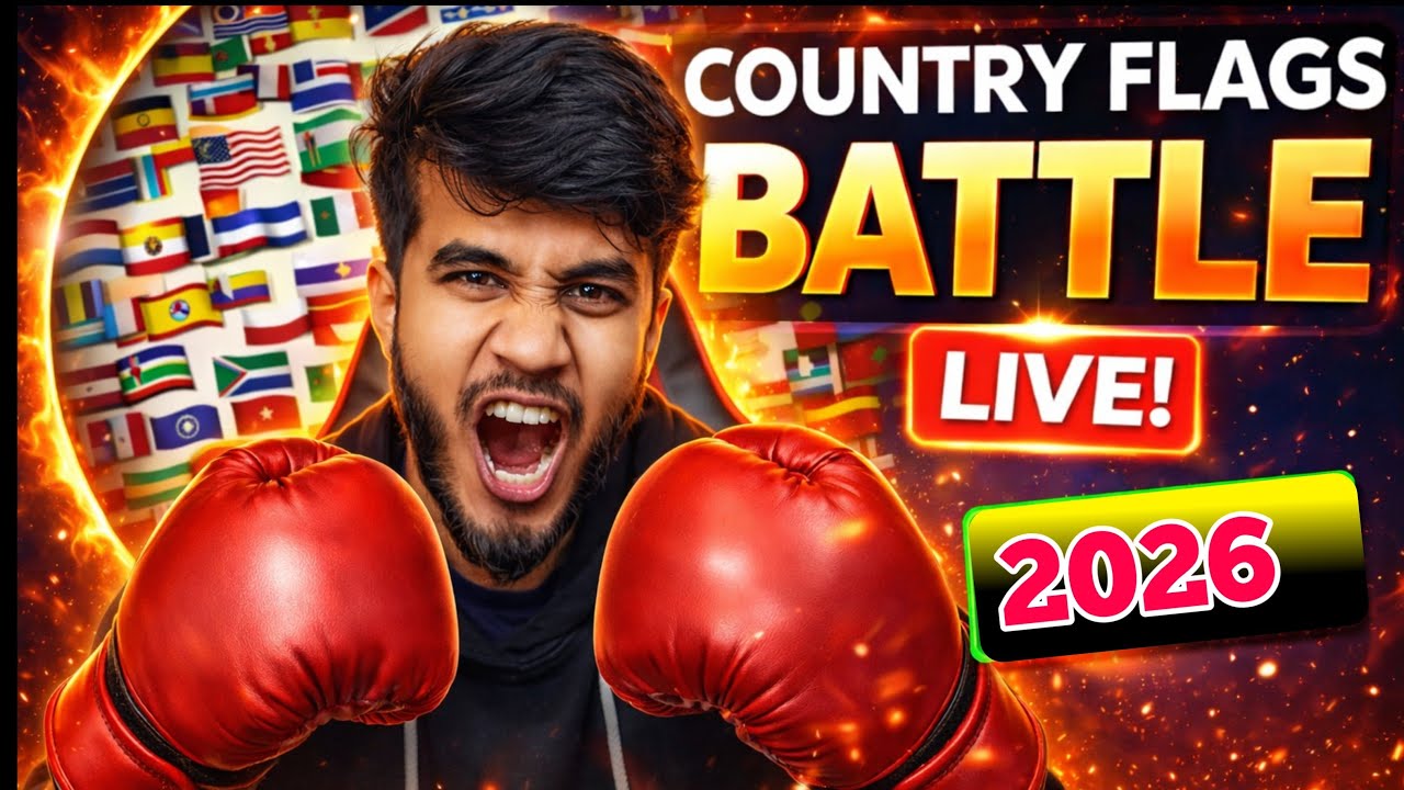 Learn Country Flags - 2026 geography😍🌍🗺️✅ 26.01.2026 | strem 2 | BM KING OF KING