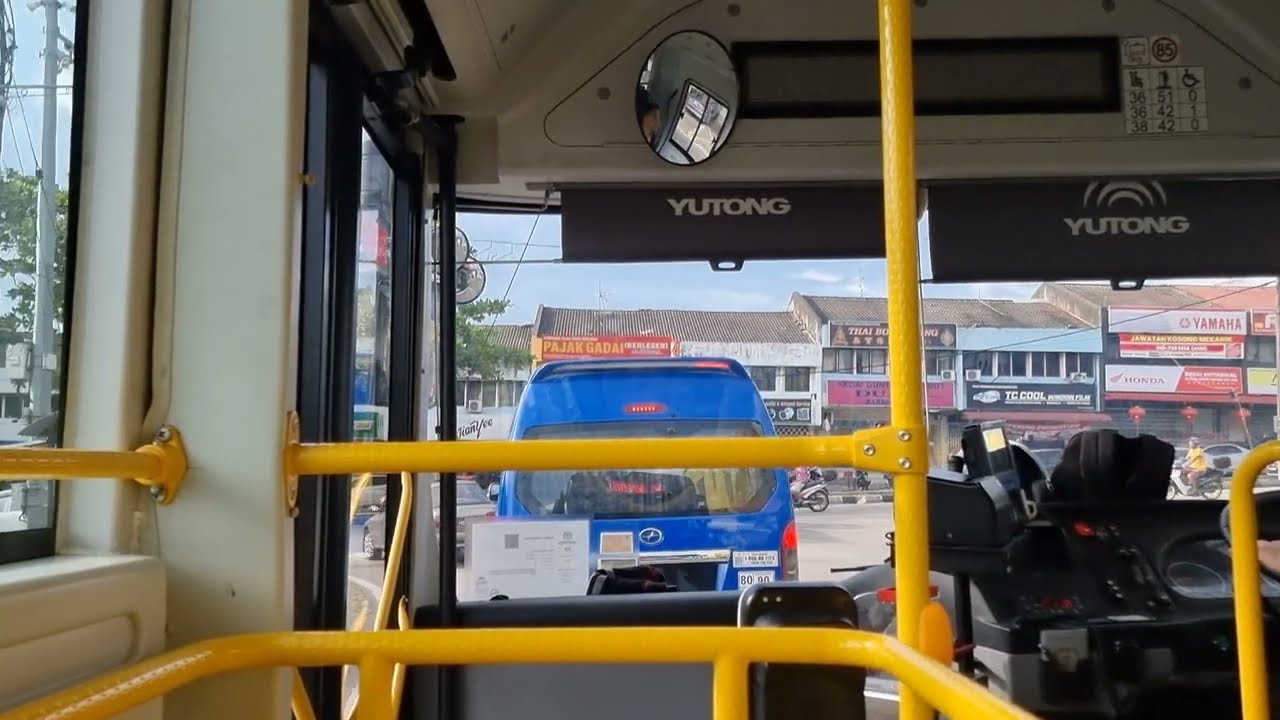 Causeway Link Bus Service CW4S [Sutera Mall → Sultan Abu Bakar CIQ] Timelapse