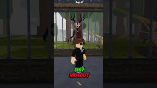 🦌 $67 Vs $6767 Hideout with Deer in 99 Nights in The Forest #roblox #99nightintheforest