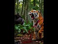 # tiger and leopard fight ##battleforsurvival #viral this video #animal
